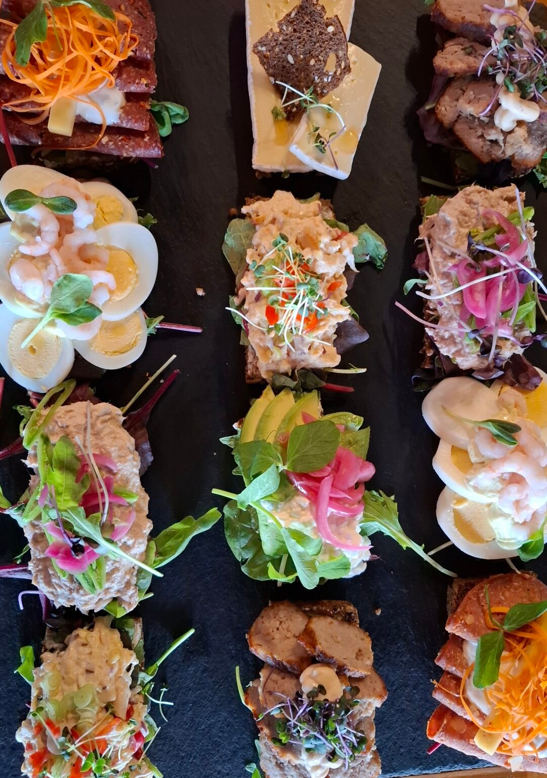 Moderne smørrebrød